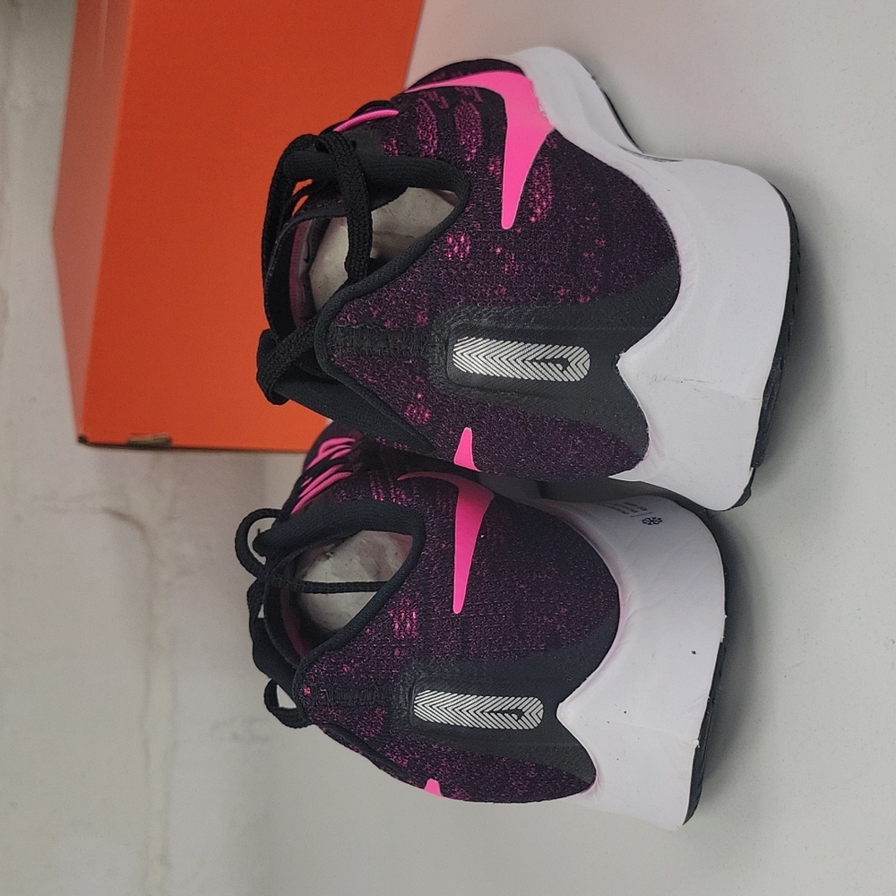 💥SOLD💥Nike Air Zoom Pegasus 36 Running Shoe Black / Pink Blast Women's 8 - Picture 5 of 8